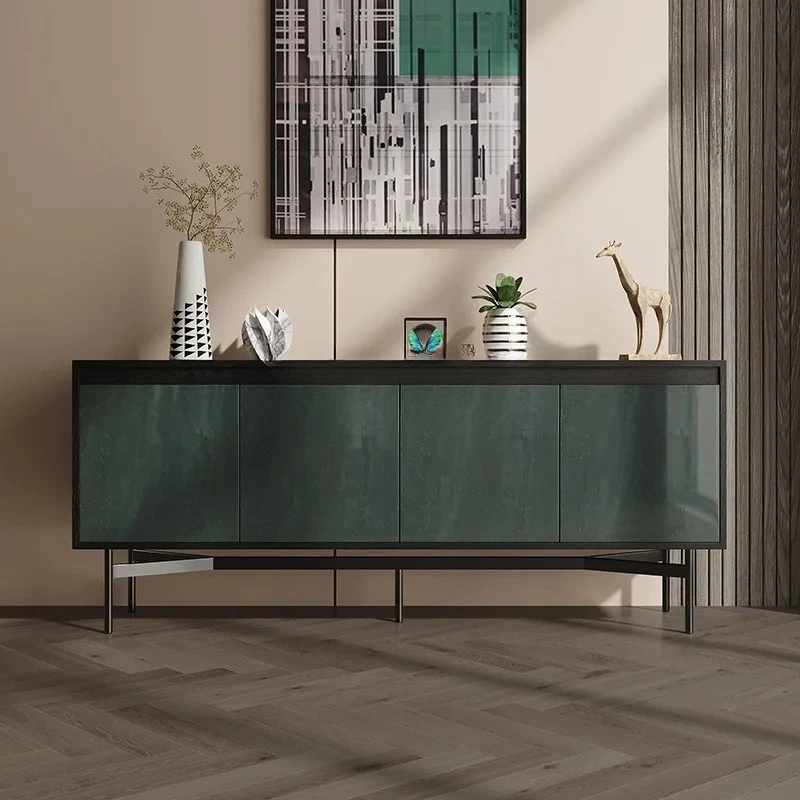 

Italian light luxury porch cabinet living room home foyer decorative locker