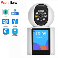 3MP WIFI 2K PTZ Camera Wireless Security Protection Video Call SOS 2.8 Inch Screen Button Call PTZ Auto Tracking Baby Monitor