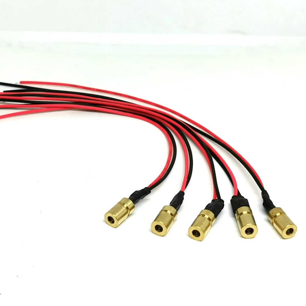 

5pcs 3v 780nm 5mw Infra-Red IR Laser Module Mini Focusable Dot Head 6mm Diameter Module