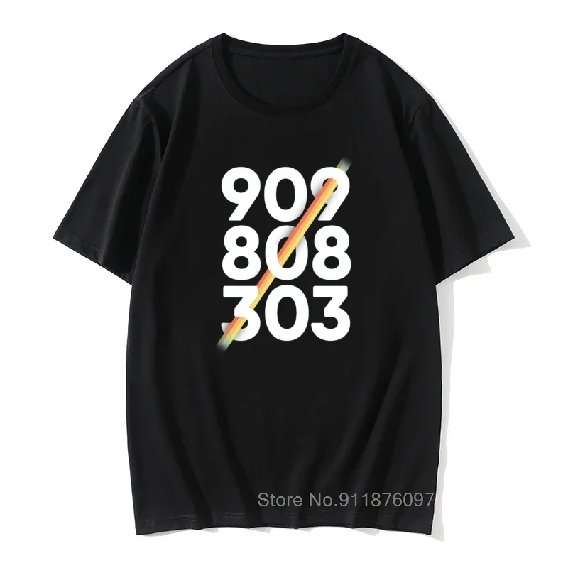 Cool 909 808 303 Aciidd House Drum Machine Roland Synthesizer  T Shirt Vintage Funny 100% Cotton Tee Shirt