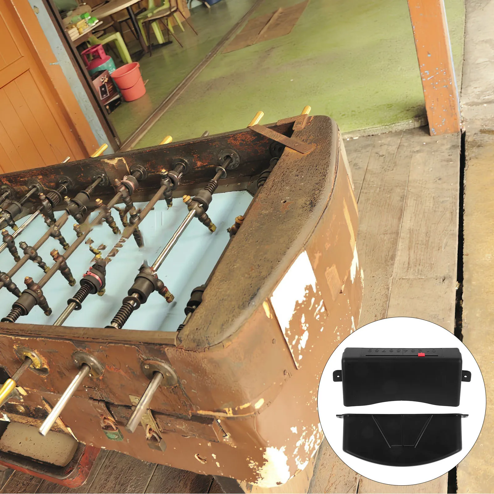 

2Pcs Foosball Balls Collecting Box Resilient Plastic Construction Ideal for Competitive Play Easy to Clean Surface Maintenance