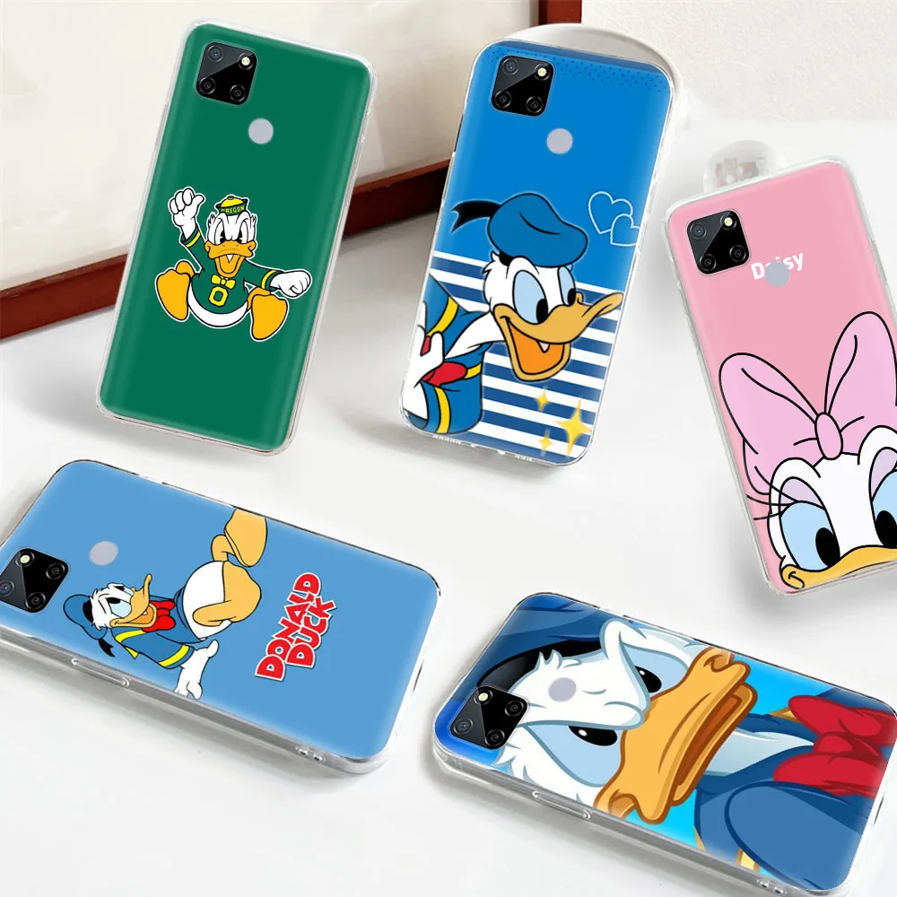 Donald Duck Transparent Case for Motorola Moto One Zoom Power G7 Play G6 Hyper G 5G Macro Z2 G4 Vision Plus Protected Cover