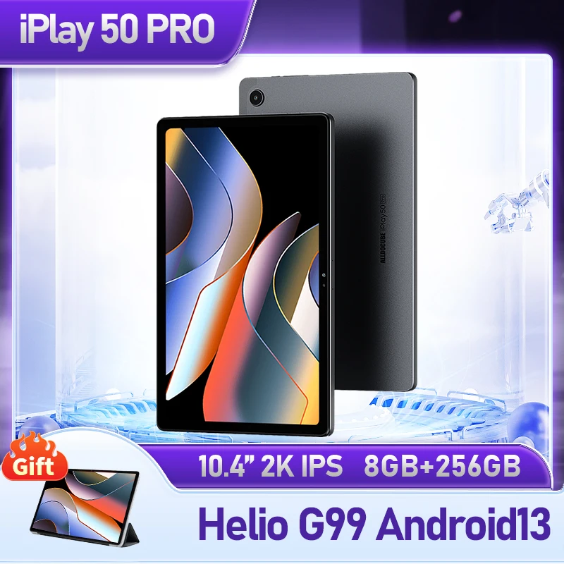 Alldocube 듀얼 박스 스피커 iPlay 50 태블릿, 안드로이드 13, 10.4 인치, 2K 스크린, 6GB RAM, 64GB ROM, 옥타코어 CPU, iPlay50