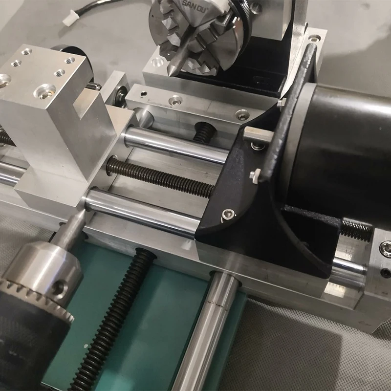 NF Woodworking Lathe FY-700C Home Mini Small Ball Processing Machine Micro Chuck Bead Machine Buddha Bead DIY 350W