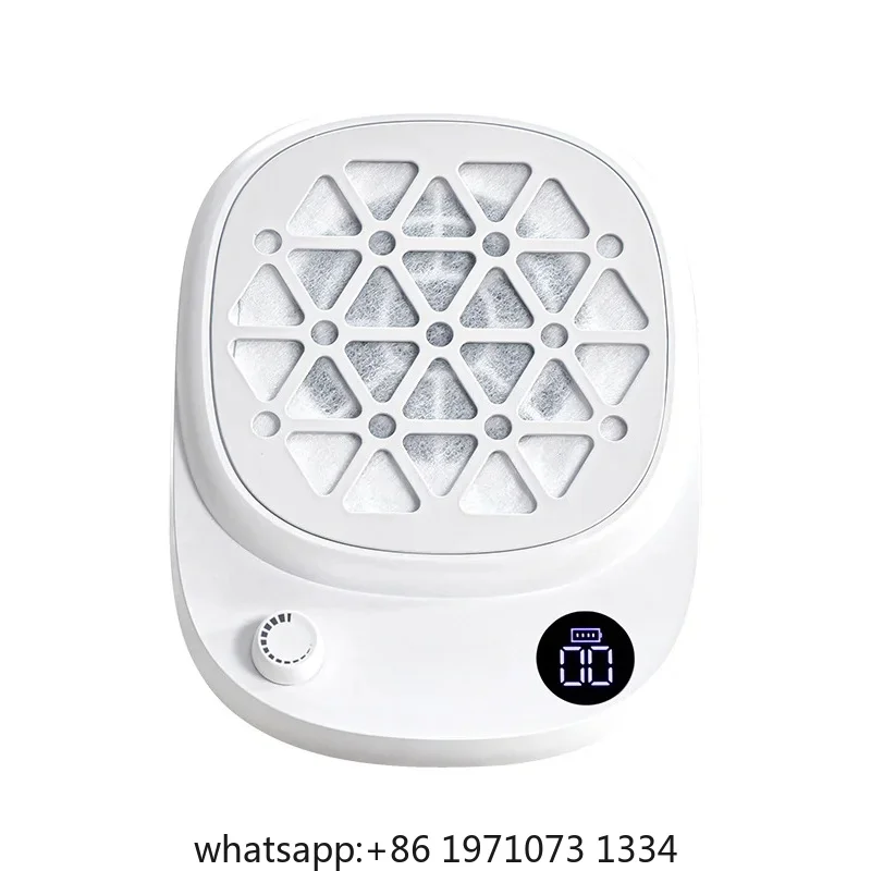 Nail Dust Collector, Compact Vacuum Fan Dust Collector for Beginner, Powerful Dust Suction Machine Manicure Pedicure Tool