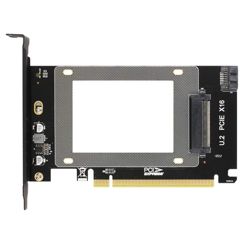 PCI-E Riser 3.0 4X X16 To U.2 SFF-8639 Adapter Nvme Pcie SSD PCI-E To U2 Card M.2 NGFF 2.5 Inch SSD To PCI-EX16