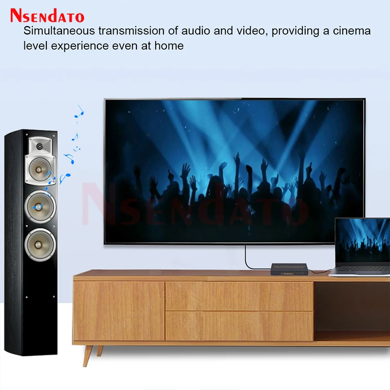 محول HDMI Splitter مع صوت EDID ، قشارة لأسفل للتلفزيون ، شاشة دولبي ، PS4 ، XBOX ، HDR ، 2x2 ، 4K x 2K ، 60Hz