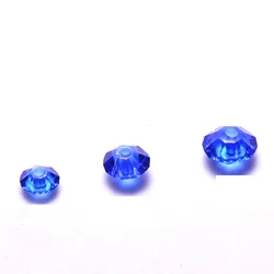 StreBelle Flat Bicone Beads 2.5x5MM AAA Crystal Glass Czech Loose Facet Spacer Bead for DIY Jewelry Making Clothing Accessories