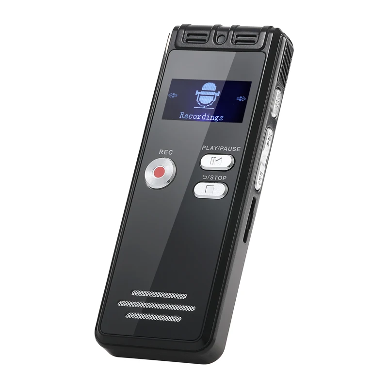 64GB Digital Voice Recorder Mini Voice Recorder Upgraded Small Audio Recorder with MP3&USB for Lectures, Meetings, Interviews