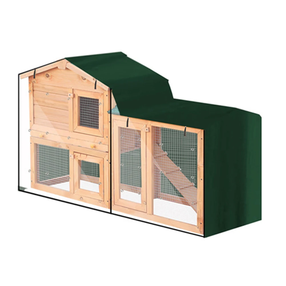 Adjustable Pet Dust Cover Indoor Dust Cover 147x52x86cm Guinea Pig Hutch Cover Adjustable String Hem Rabbit Shelter