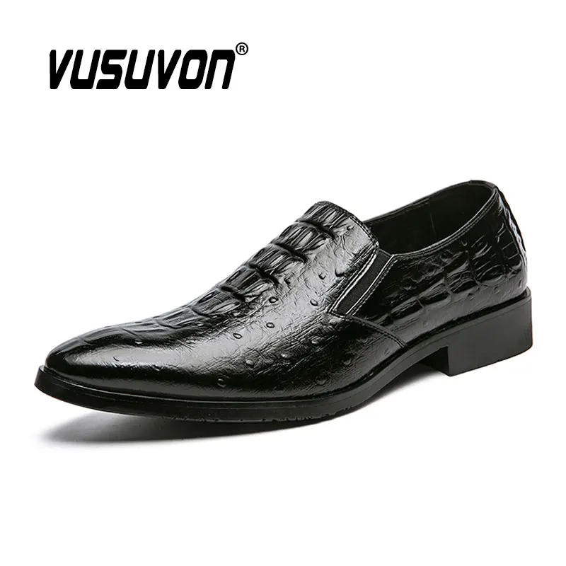 2025 Fashion Penny Loafers Casual Men Dress Shoes Classic Dress Slip-On Black Causal Footwear Big Size 38-48 Flats