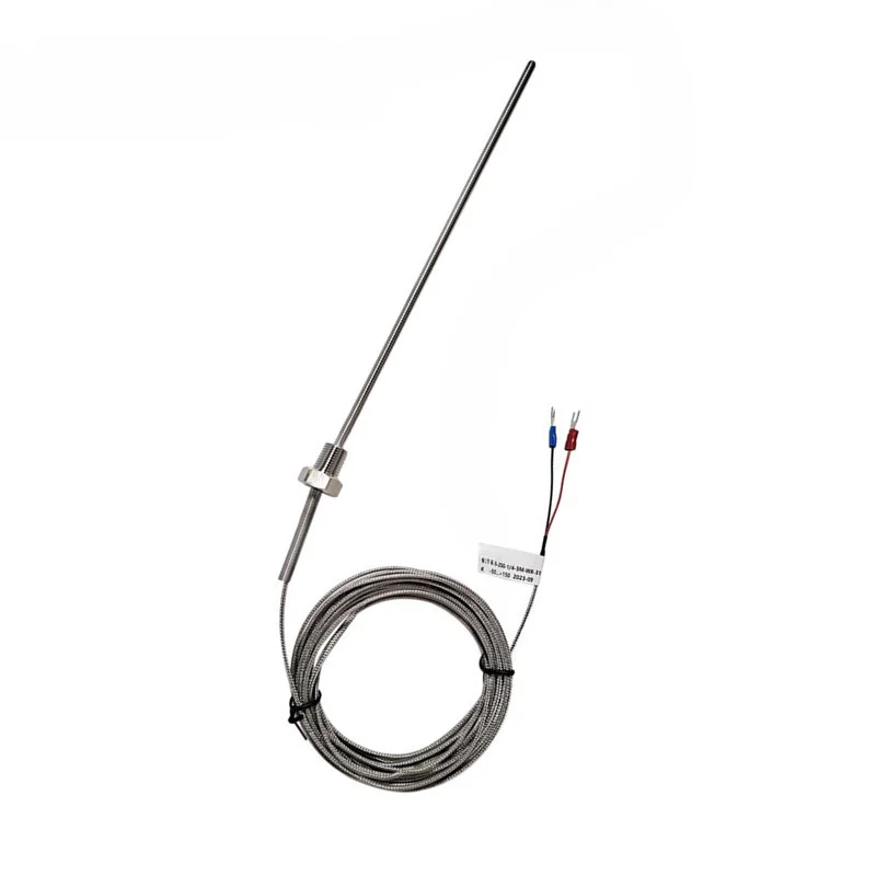 

K-type armored thermocouple -50-150 degrees, probe 250mm pipe diameter 5mm thread 1/4 network cable