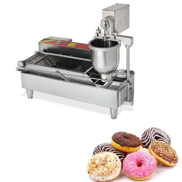 Commercial Doughnut Maker Donut making  New Flour and Water Fill Fryer for Bakery and Restaurant Use