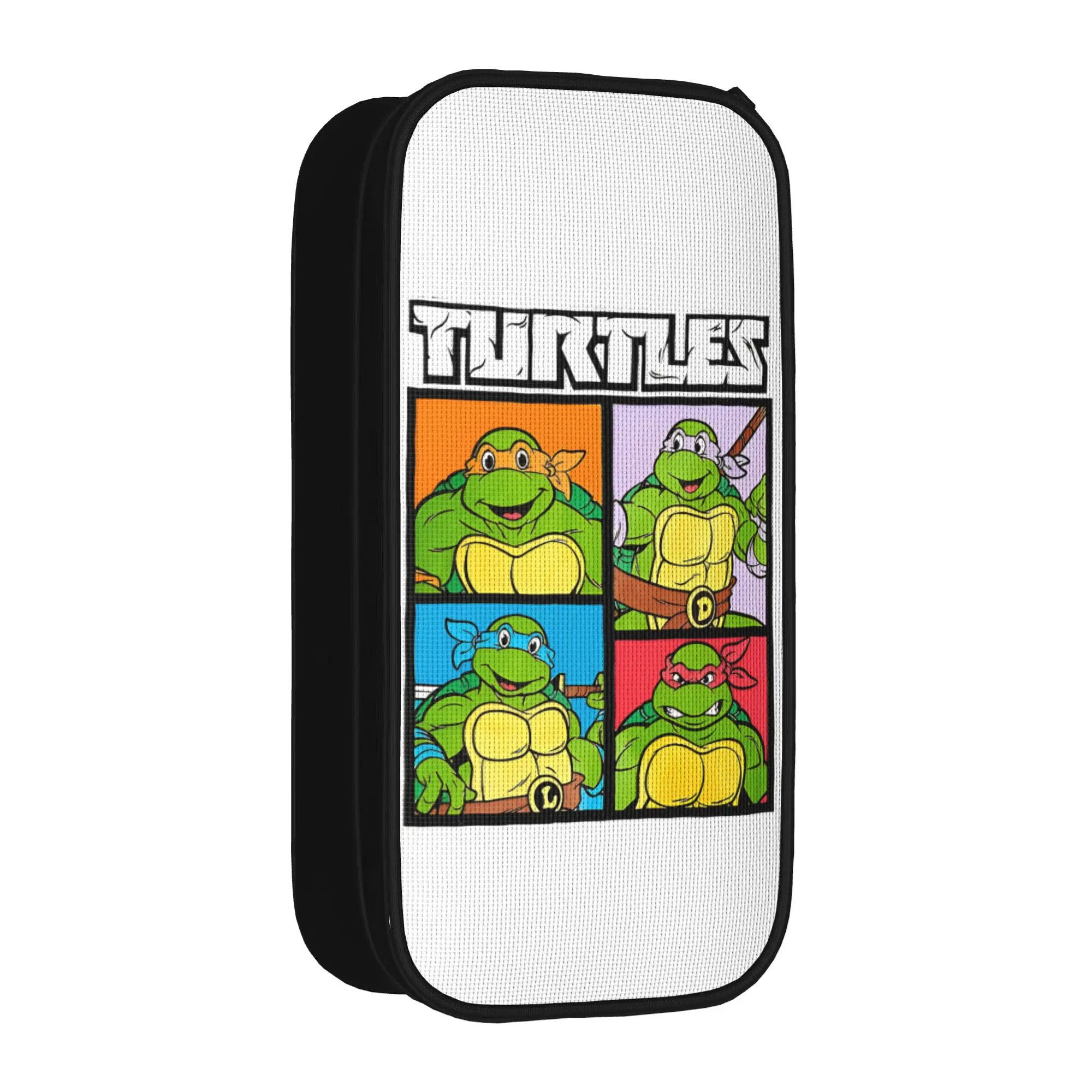 TMNT T-Turtles Retro 80s Pencil Cases Creative  Pen Holder Pencil Bags Student Big Capacity School Supplies Gifts Pencilcases