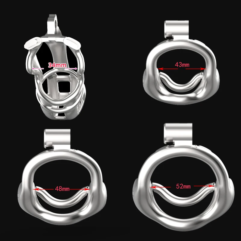 High Quality Sex Toy Penis Lock Chastity Cage With 3 Cock Rings Lightweight Chastity Belt For Men Couple Preventing Cheating Toy