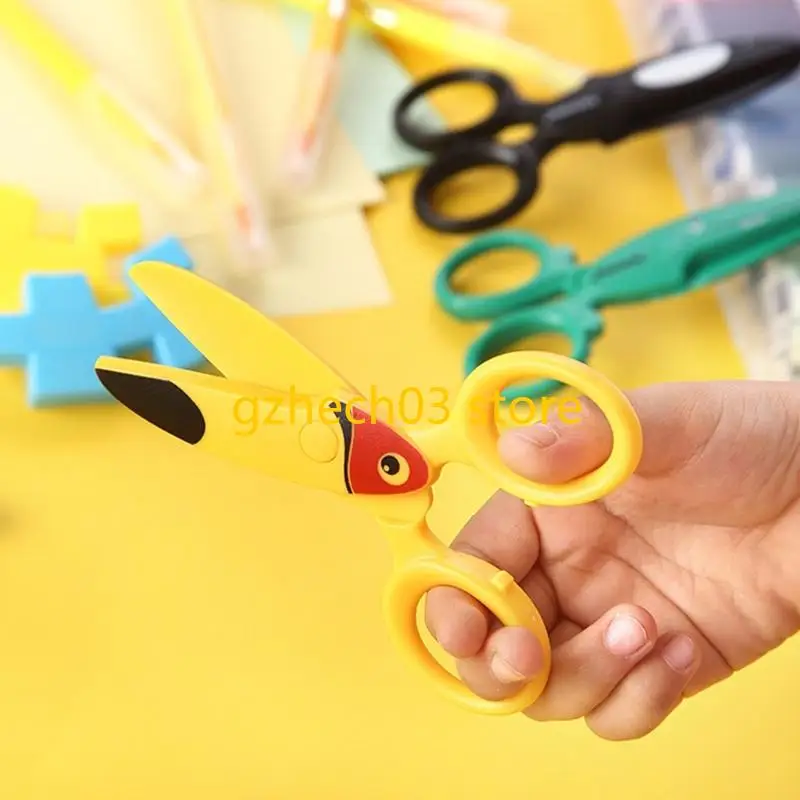 G2AC 3 PCS Cartoon Safety Scissors Pitcors Craft Craft Scissor
