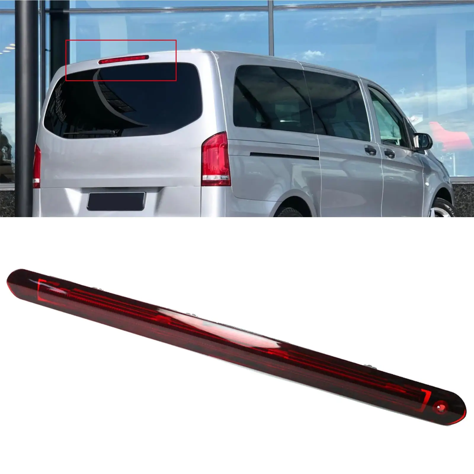 Auto Third High Level LED Tail Brake Stop Light Lamp Rear Tailgate Additional