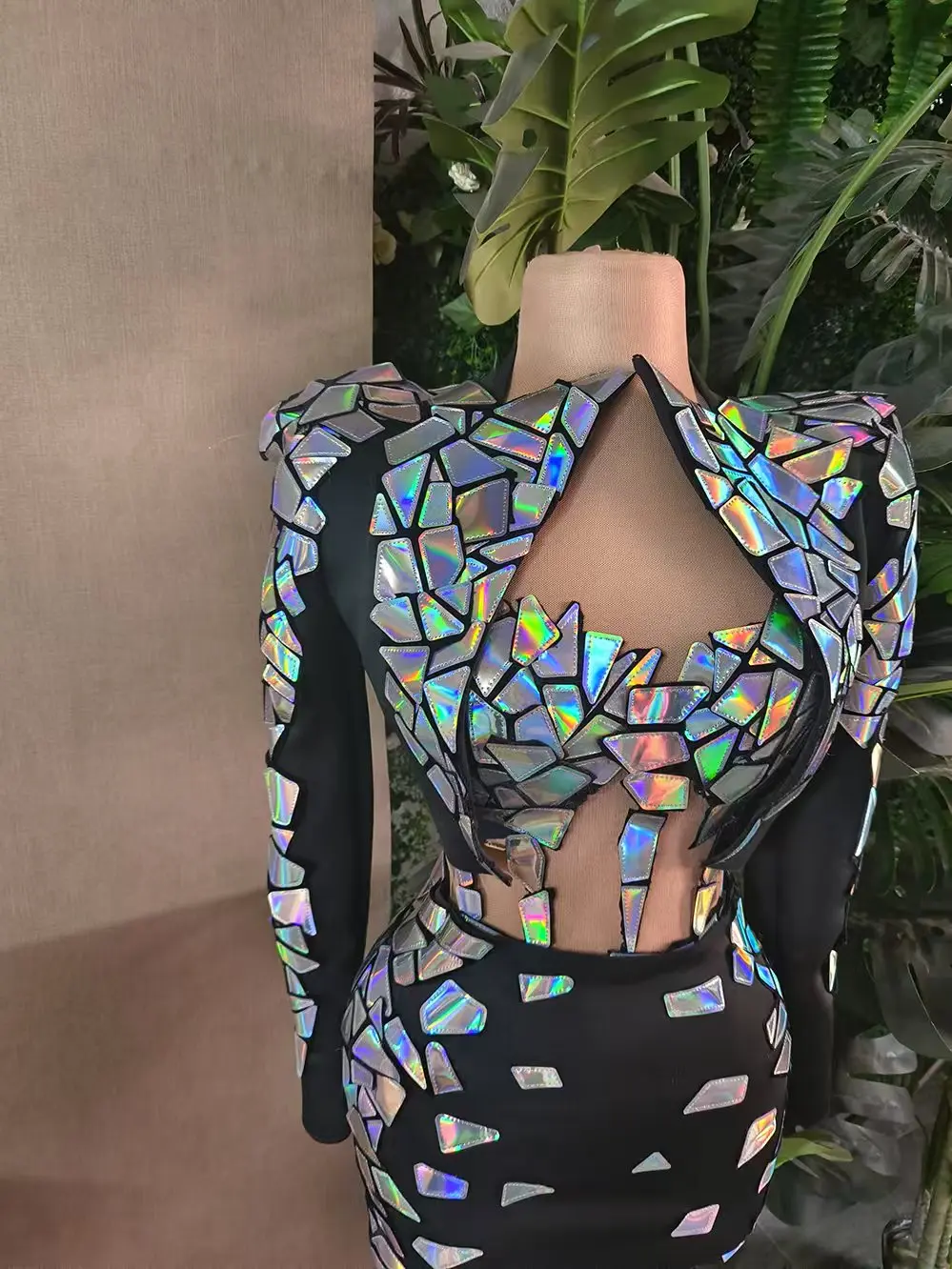 クラシックなスパンコールステージショークロップトップミニスカートジャケット3点セットナイトクラブ音楽祭ドレスアップバーパフォーマンス衣装スイピアン