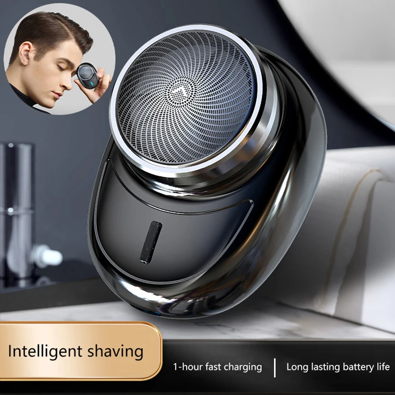 Mini Electric Shaver For Men Pocket Size Washable Rechargeable Portable Cordless Trimmer Knife Face Beard Razor Hair Trimmer