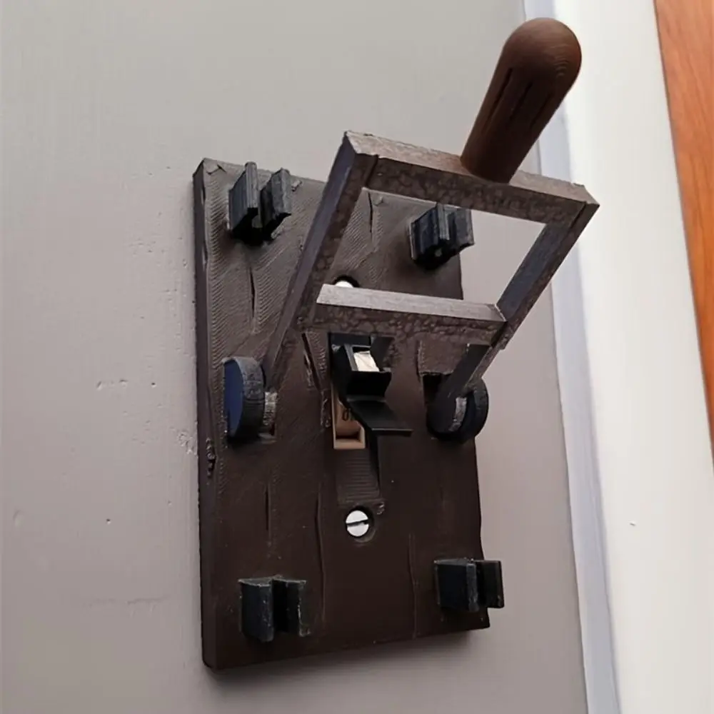 Durable Plastic Light Switch Cover Flip Style Vintage Style Light Switch Plate High Quality Scary Decor Wall Switches Cover