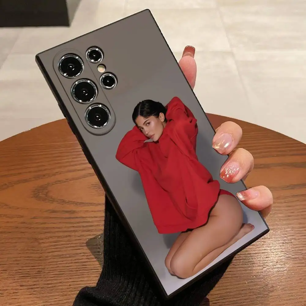 K-Kylie Jenner Telefoonhoesje voor Samsung S25,S24,S21,S22,S23,S30,Ultra,S20,Plus,Fe,Lite,5G Black Box