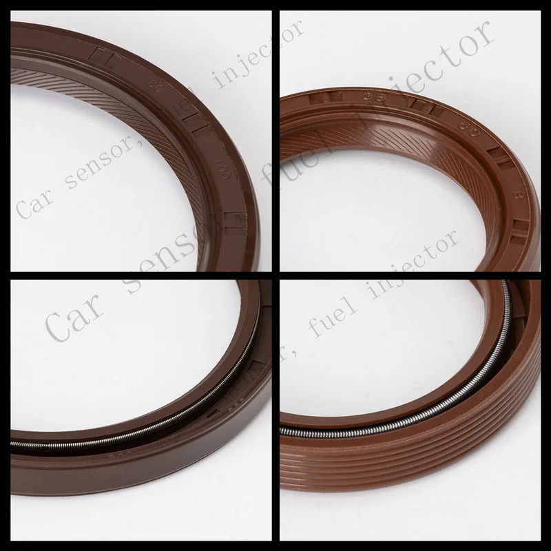 Q+ Front & Rear Main Crankshaft Seal for Honda Acura 91212-PR3-003/91214-PLE-003