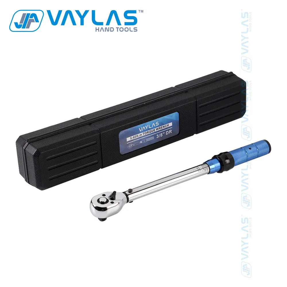 Torque Wrench 3/8'' Square Drive Head Adjustable Torque Spanner 5-25N.m/5-60N.m Hand Tools for Car Repair and Bike Repairing