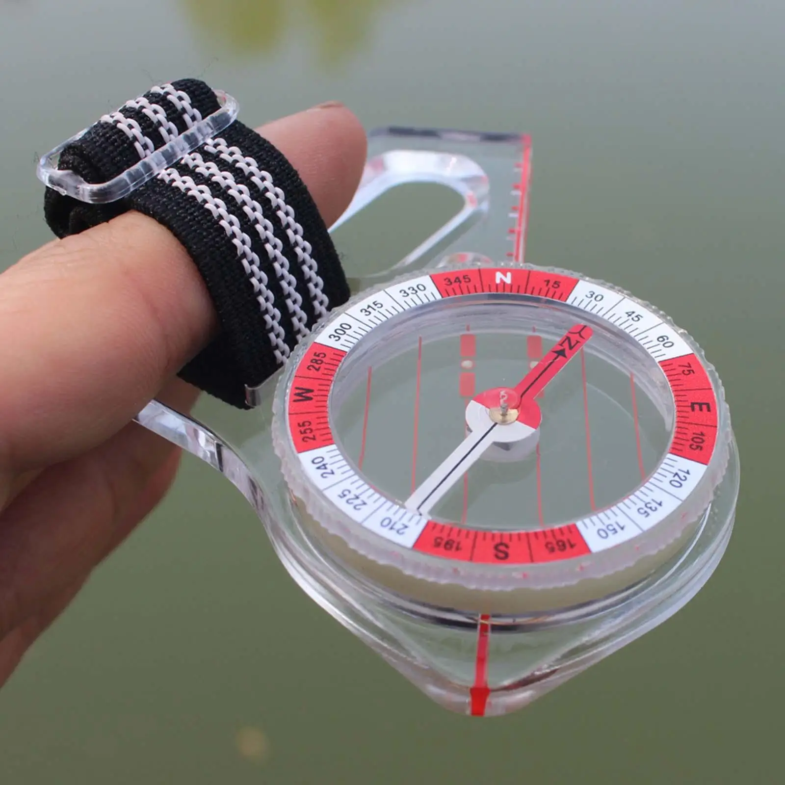 Orienteering Compass with Luminous Point for Training Hiking