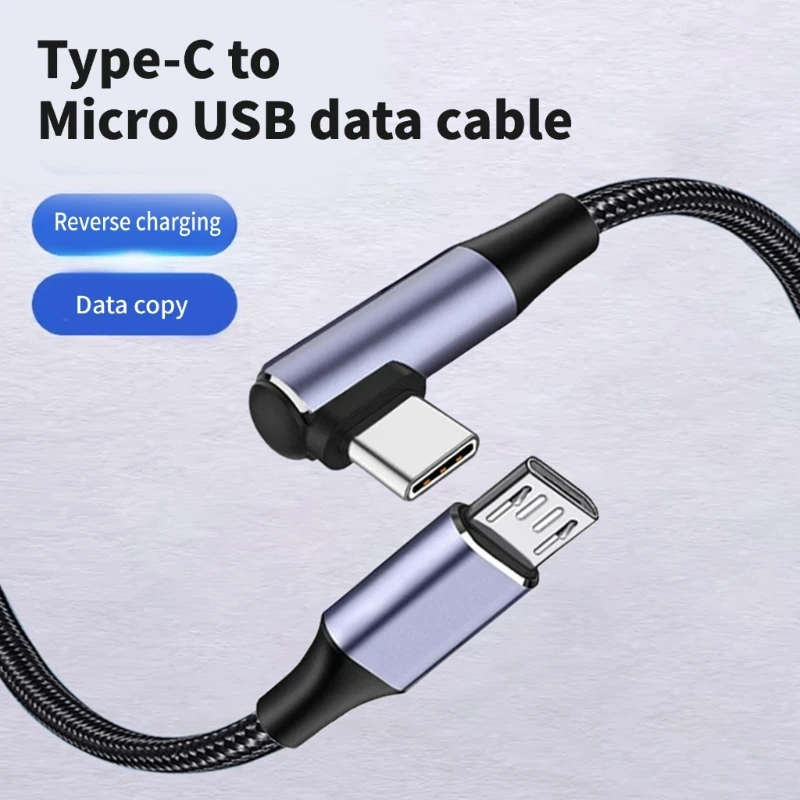 Cable conector confiable tipo Micro USB, carga rápida, transmisión datos estable, Universal para tableta, auriculares y