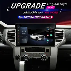 14.6 Inch Android 13 Car Radio For Toyota Tundra Sequoia 2014-2019 Multimedia Player GPS Navigation IPS Stereo Carplay Head Unit