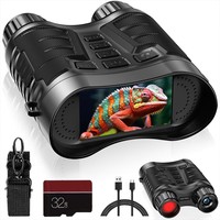 Maxgeek NV2181 Binocular 8X Digital Zoom Night Vision Device 4K 1080P IP54 Waterproof with 3.2-inch TFT HD Screen