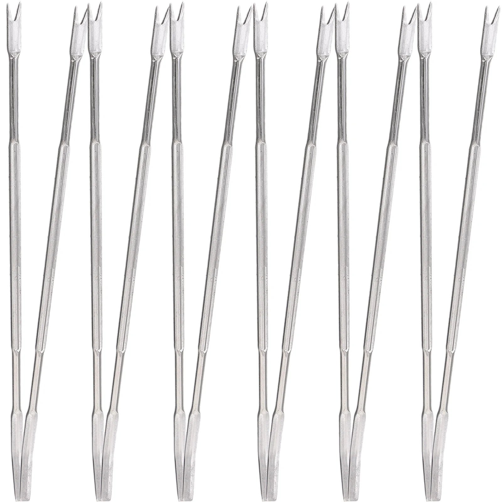 

12Pcs Stainless Steel Shellfish Forks High Quality Easy Maintenance for Cracking Hard Shells and Serving Or