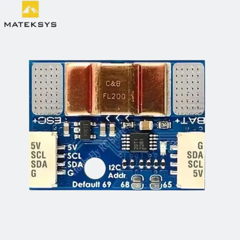 MATEK I2C-INA-BM Ultra-Precise I2C Power Monitor High Accuracy Current 0-204.8A 0-85V for RC FPV Drone Quadcopter DIY Parts 6