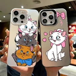 The Aristocats Art Cute Colorful Silver For Apple iPhone 15 14 13 12 11 XS XR X Pro Max Plus Cover Phone Case