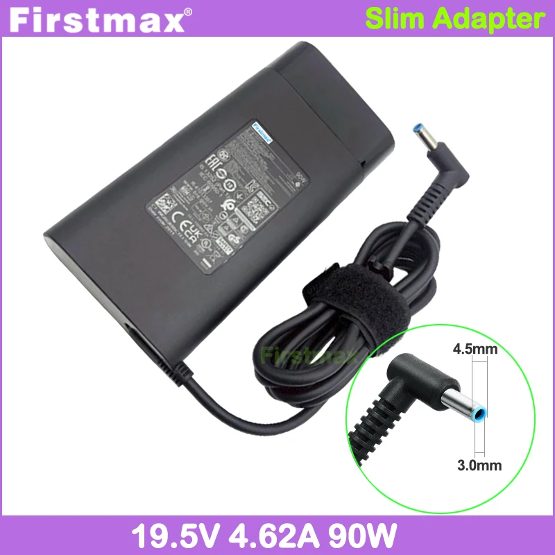 90W Power Supply 19.5V 4.62A Charger for HP Envy 14-eb 14-eb0000 15-ae 15-q 15-q000 15-ae000 17-ae 17-k 17-u HSTNN-LA13 Adapter