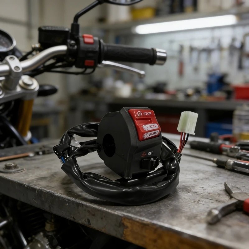 Waterproof Motorcycle On Off Switches ABS for Enhanced Riding Control & Safety
