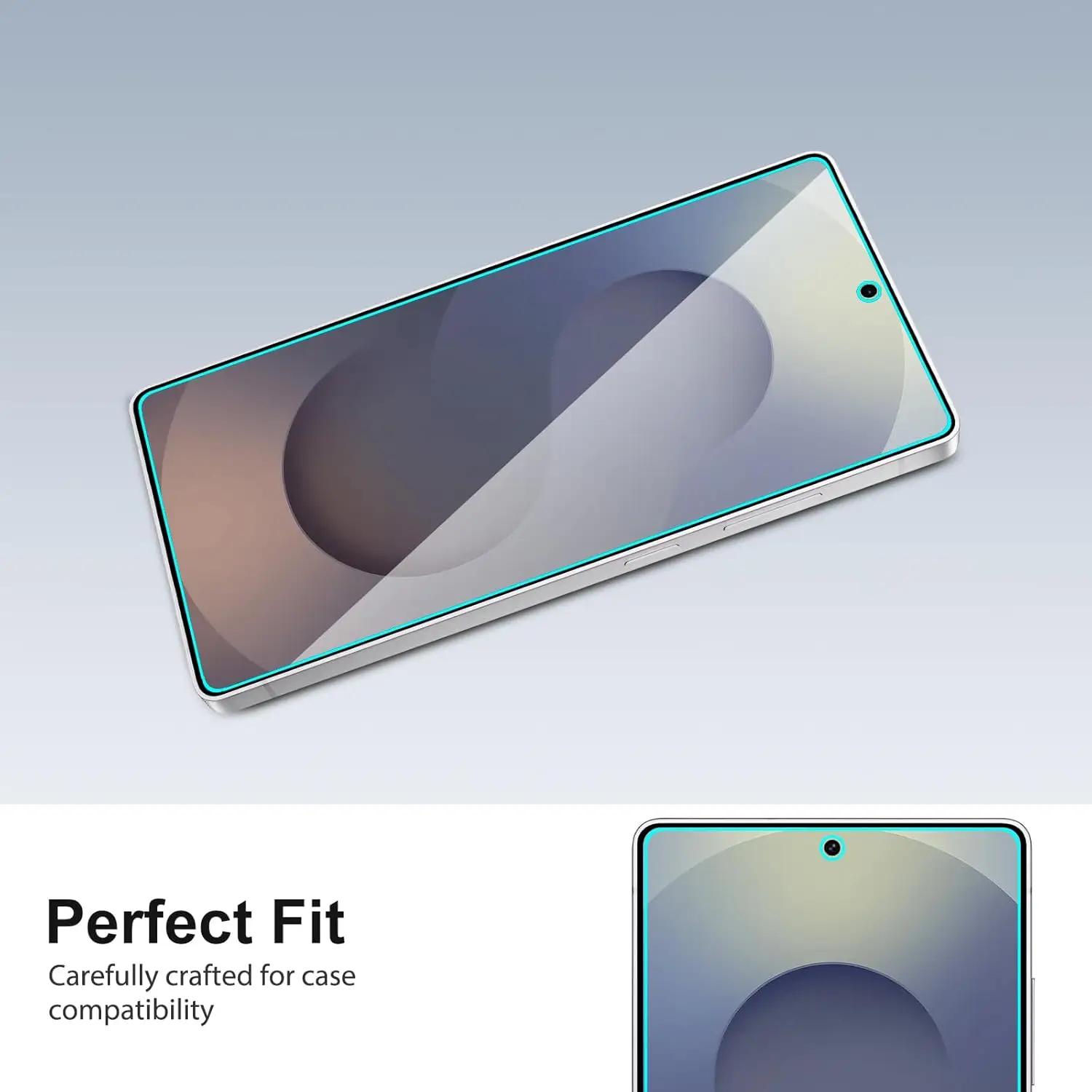 Protector de pantalla para Samsung Galaxy S25 Ultra templado vidrio 9H transparente antiarañazos