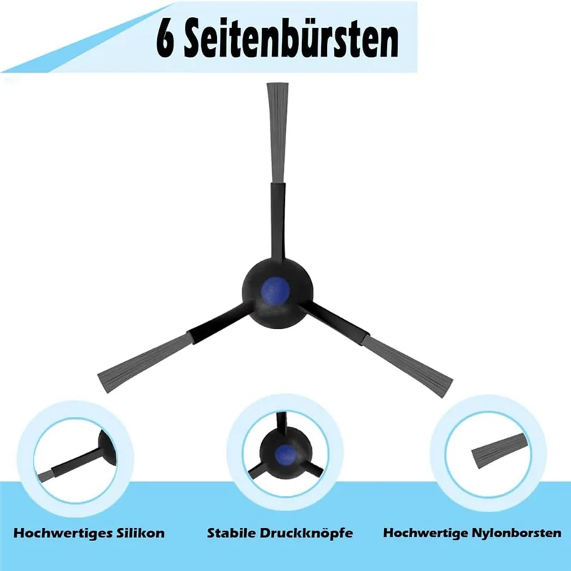 고품질 에코백스 T30 옴니, T30 프로 옴니, T30 맥스 로봇 청소기 메인 사이드 브러시, 물걸레 천, 먼지 봉투 액세서리