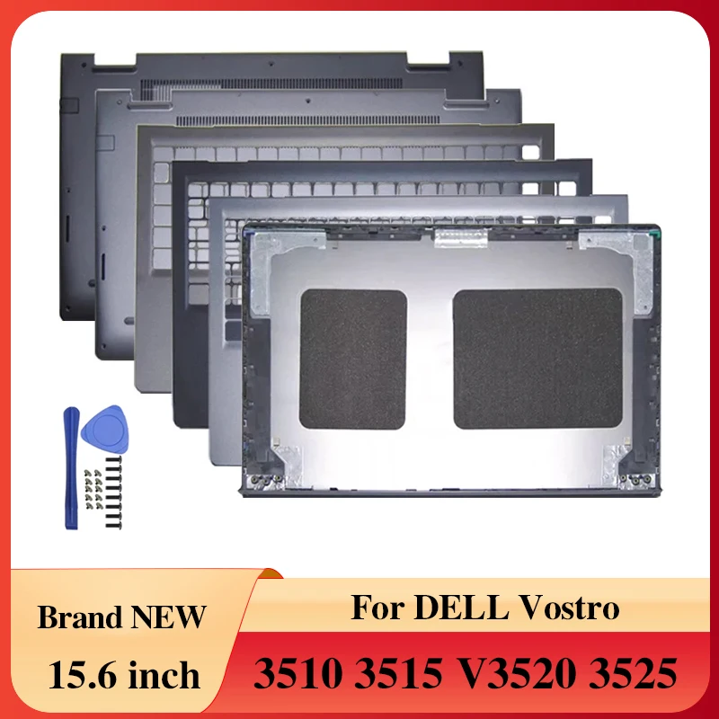 

Для DELL Vostro 3510 3515 V3520 3525 новый чехол для ноутбука Экран ноутбука ЖК-задняя крышка/подставка для рук/нижние чехлы аксессуары для ноутбуков