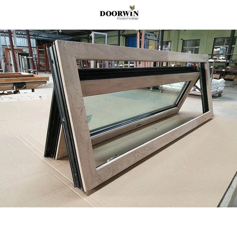 Factory Price Manufacturer Supplier Passive Wood Awning House Windows For Kitchen