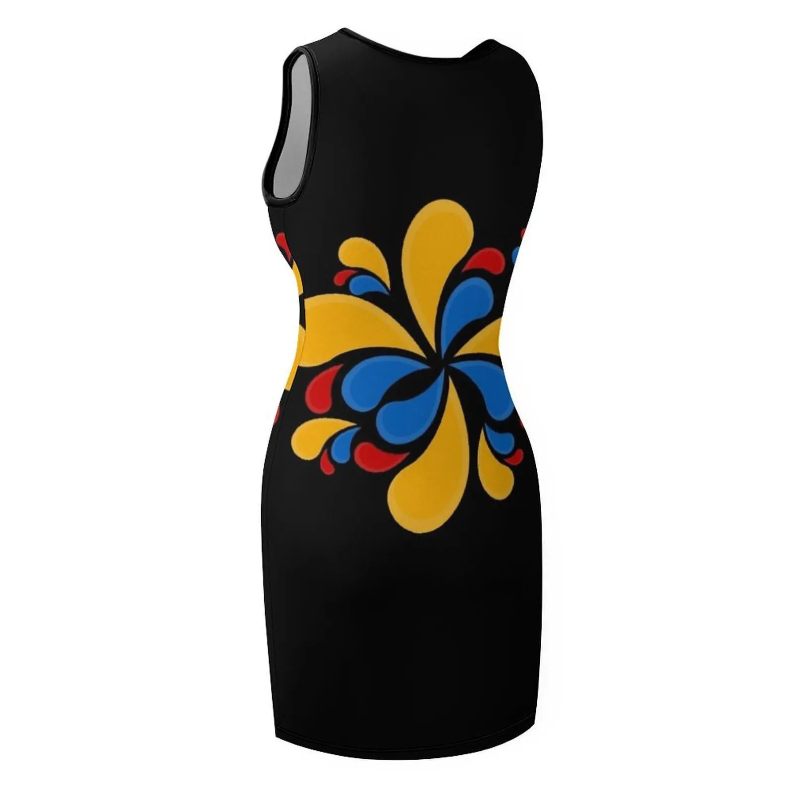 コロンビアのTシャツ、ノースリーブのサンドレス、レディースドレス、女性用2025年夏服、女性用2025年サマードレス、韓国女性向けサマードレス