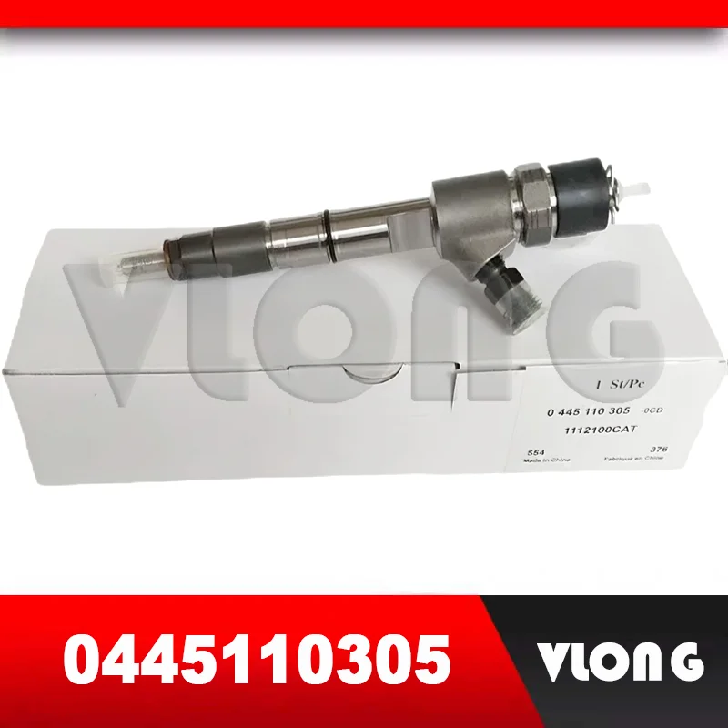 

Durable Fuel Injector For JMC 1040 BaoDian Vehicle Parts EU3 Common Rail Injector 1112100CAT 1112100CAT-YC 0445110521 0445110305