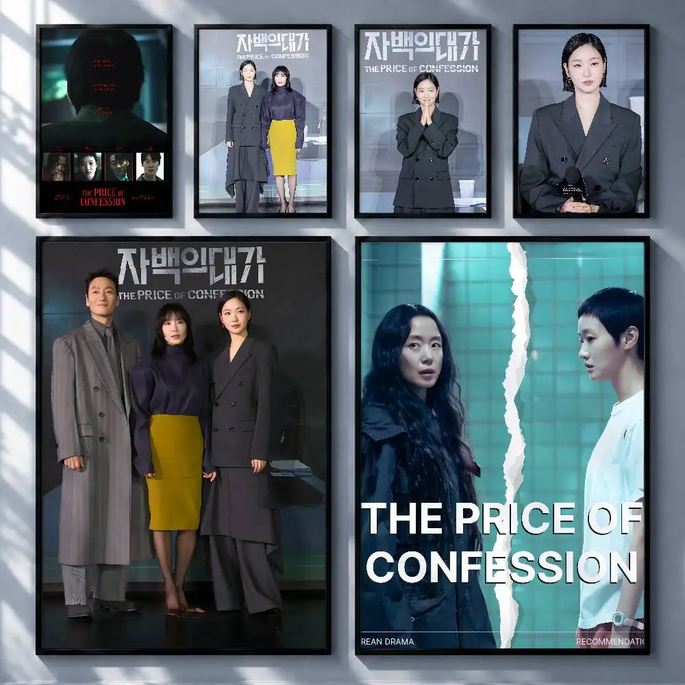 Bold TV Series The Price of Confession Posters Premium Self-Adhesive No Residue Wall Sticker for Home Office Bar Decor