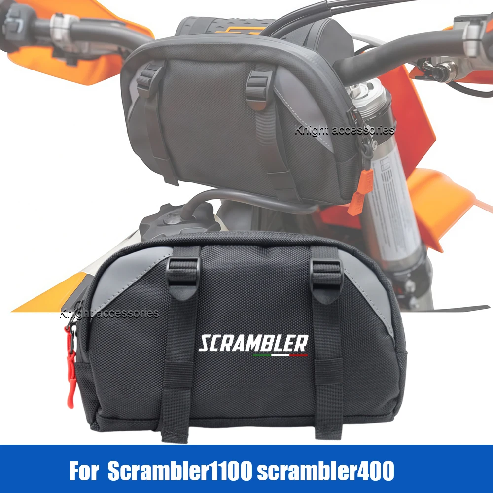 For Scrambler1100 scrambler400 Motorcycle front handlebar bag multifunctional storage bag travel bag