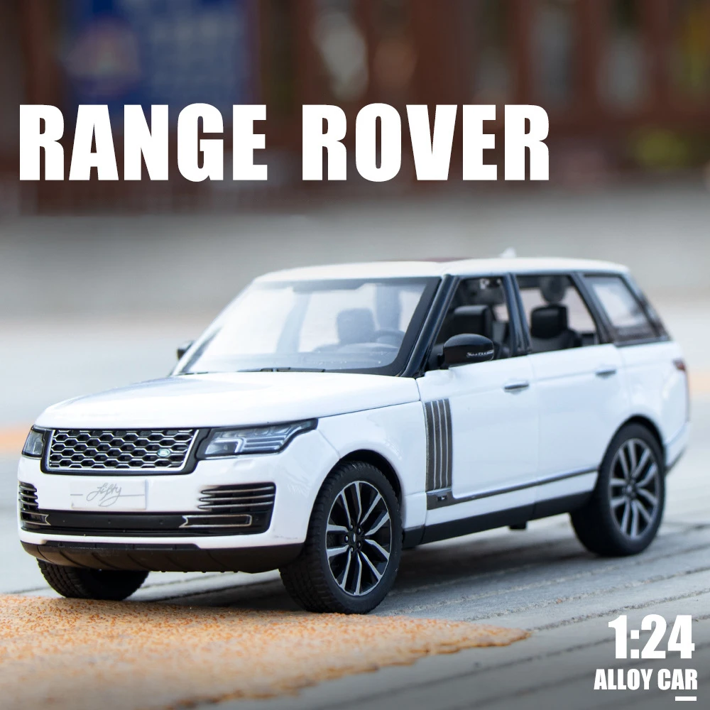 1:24 RANGE ROVER 50th Anniversary SUV Alloy Model Car Toy Diecasts Metal Casting Sound and Light Car Toys For Children Vehicle