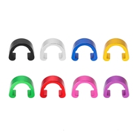 10 Pcs Bike Housing Hoses Guide Clamps Aluminum Alloy Bicycles Cable Hoses Guide Clamps Bike Accessories Easy to Use