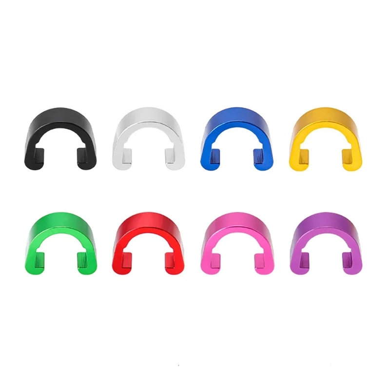 10 Pcs Aluminum alloy Guide Brake Cable C-clips Bike Brake Cable Housing Clip