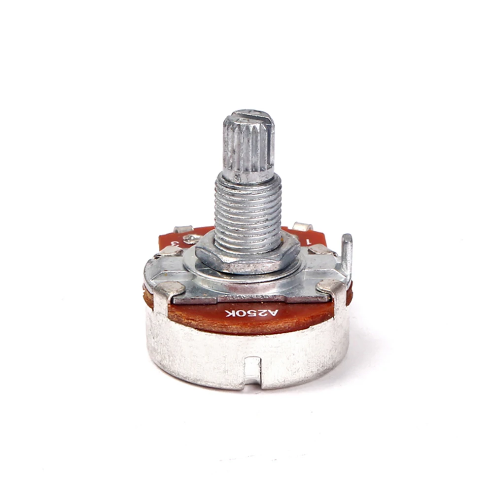 

Long Pole Bent Feet Audio-potentiometers Guitar Volume A250k Solder Lugs Knob Amp
