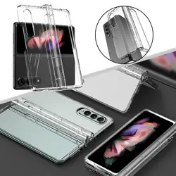 Transparent Phone Case For Samsung Galaxy Z Fold 6 Anti-fall Shockproof With Pen Slot W1R1