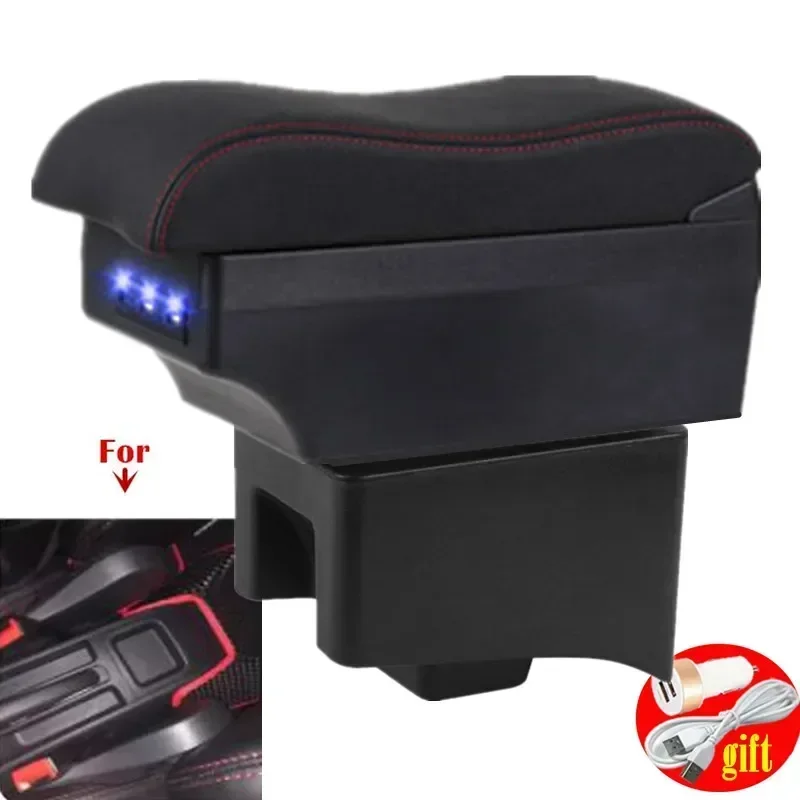 

Central armrest box For Volkswagen VW Vento Polo V 2009-2020 Polo Vivo Car Armrest box Storage box Interior Retrofit